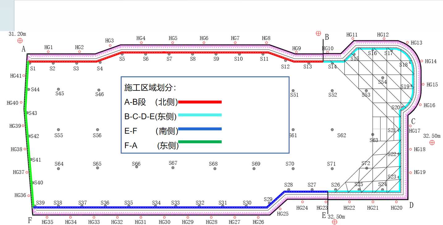 石家庄井陉矿区基坑支护设计