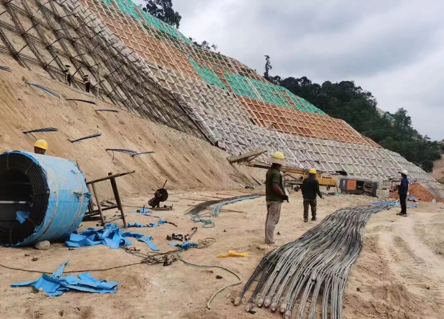 石家庄井陉矿区锚索施工工程